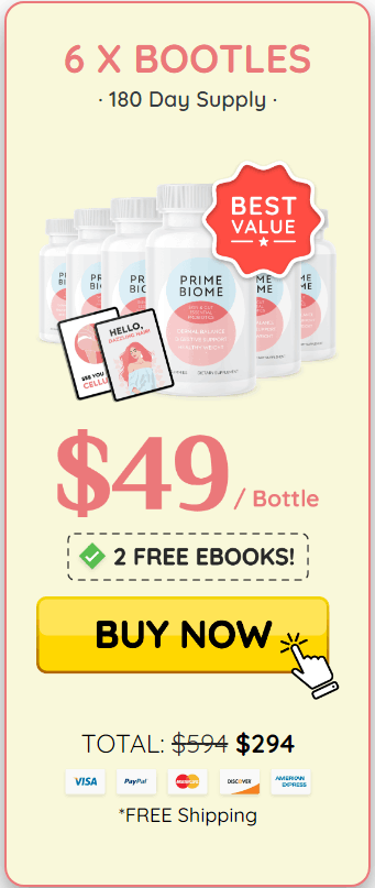 Buy Prime Biome 6 bottle